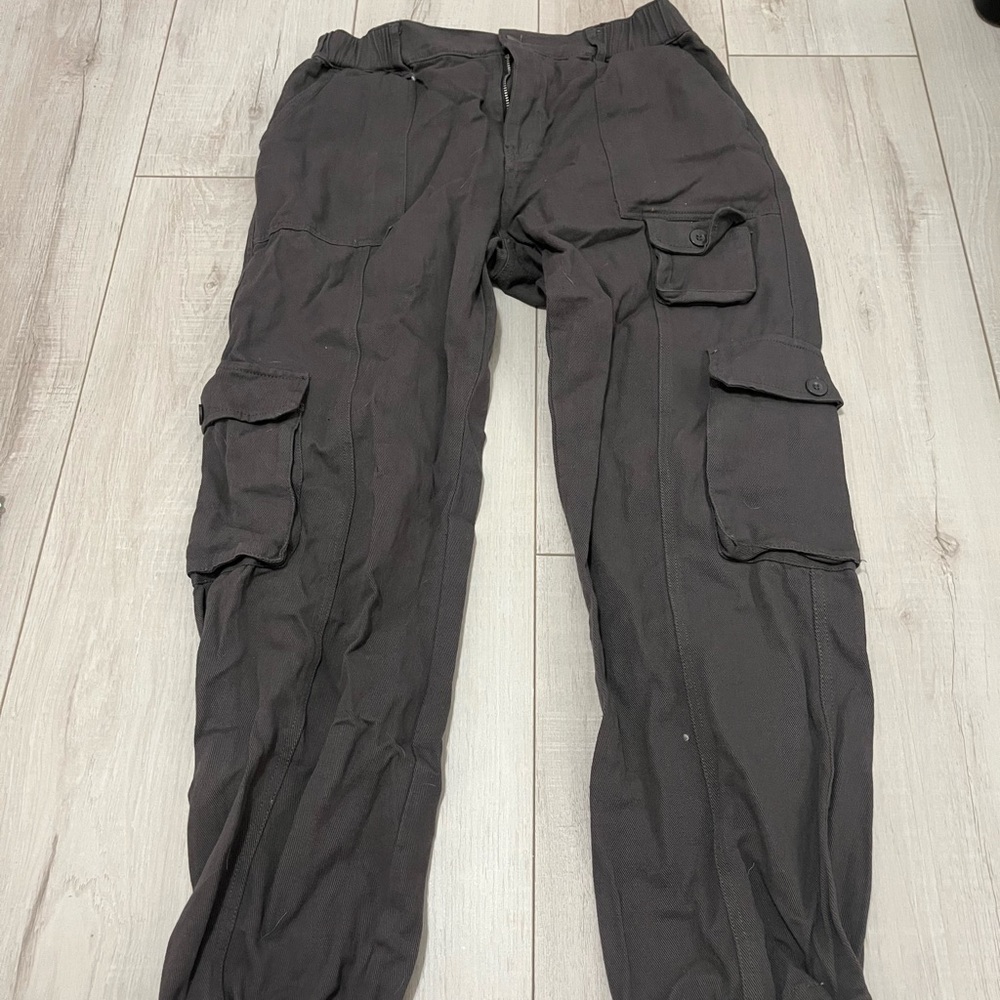 Black Cargo Pants